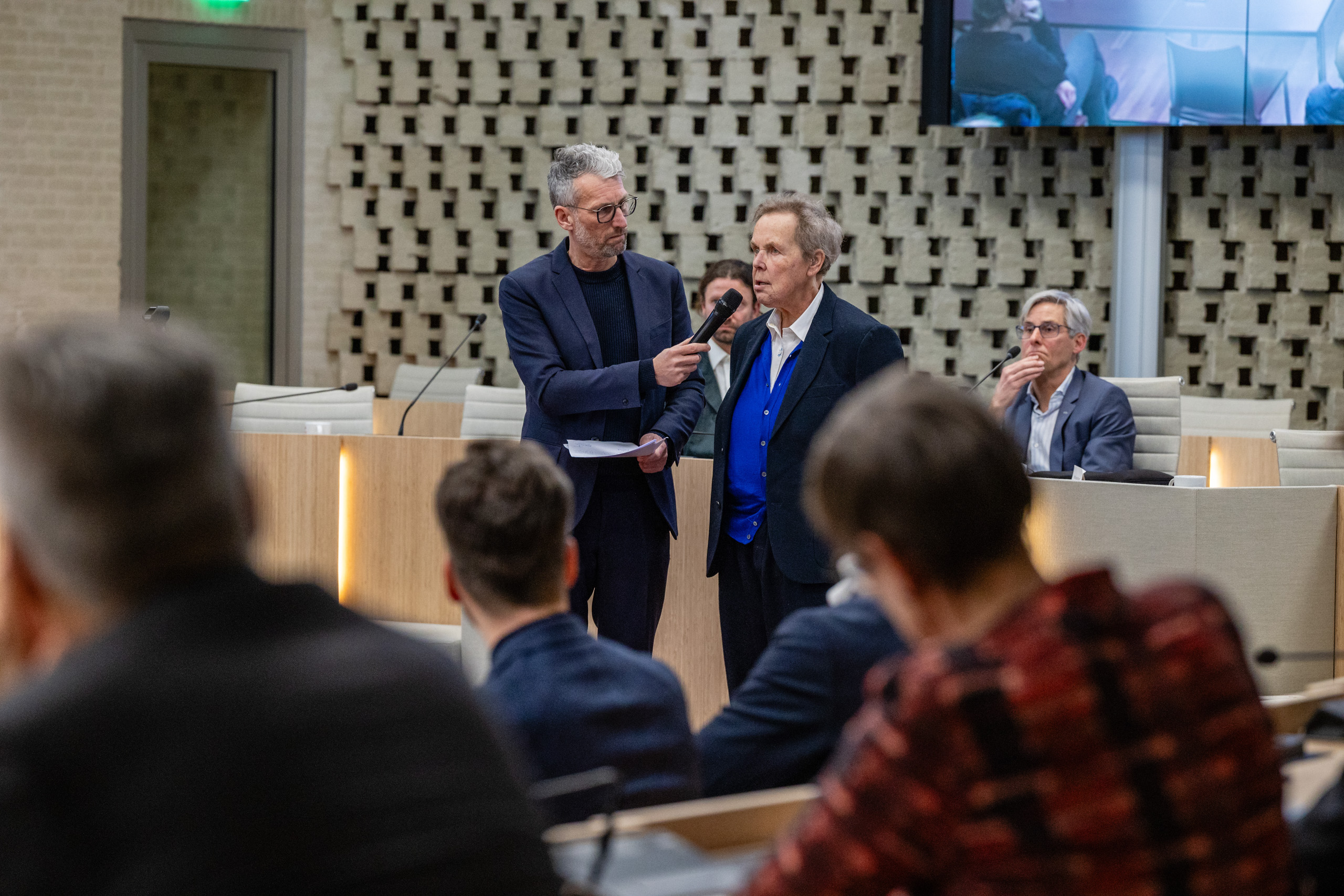 Riek Bakker tijdens bijeenkomst in Eindhoven